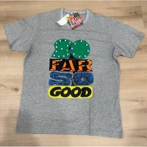 Eric Elms/Uniqlo colab from 2012 Men’s size XL Tshirt NWT print “So Far So Good”
